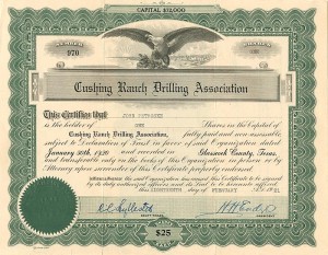 Cushing Ranch Drilling Association